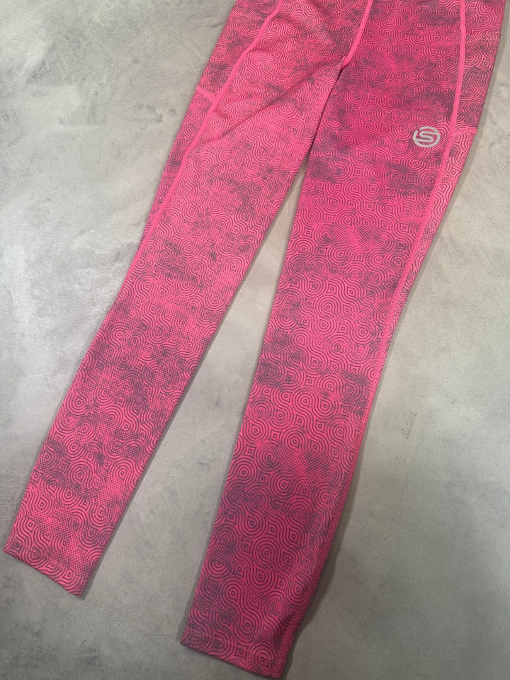 SKINS SERIES-3 Women’s Long Tights PKT 2.0 – Pink Tex - SAMPLE DROP
