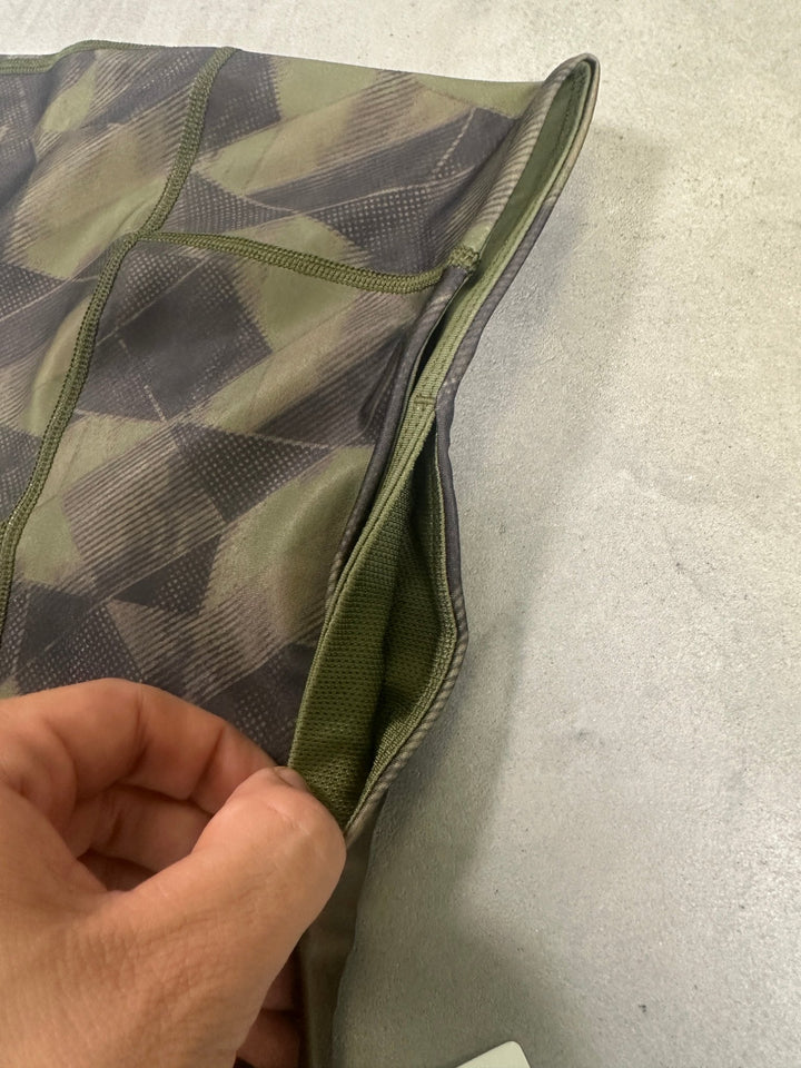 SKINS Series-3 Women’s Skyscraper Tights 2.0 – Khaki Geo - SAMPLE DROP