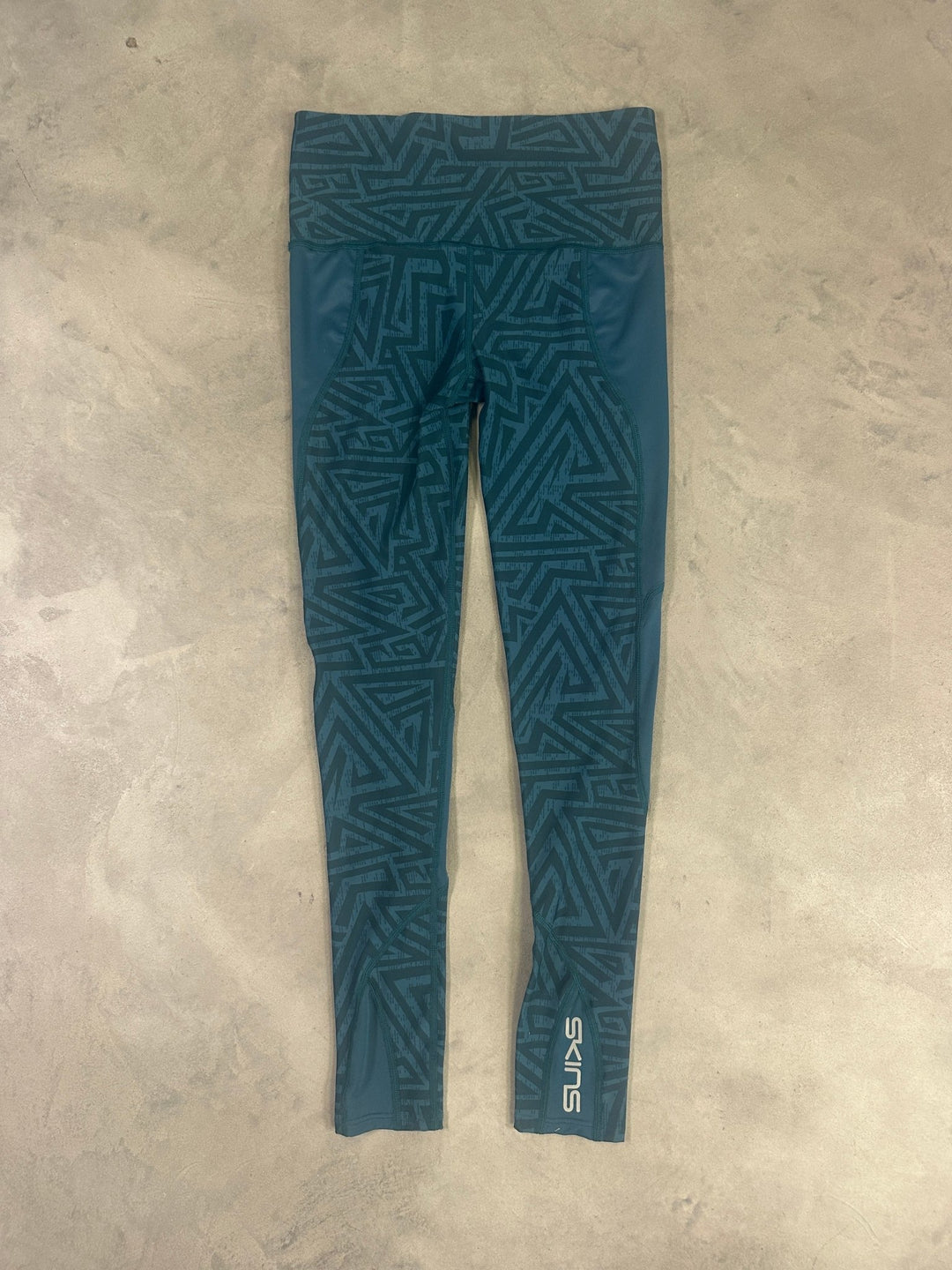 SKINS Series-3 Women’s Skyscraper Tights – Lt Teal - SAMPLE DROP