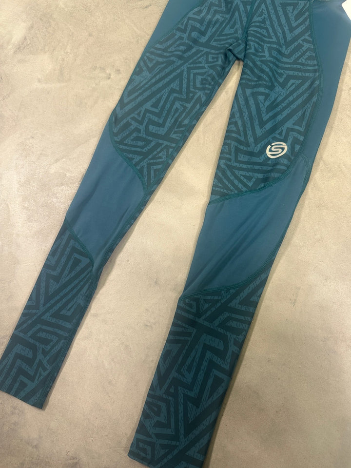 SKINS Series-3 Women’s Skyscraper Tights – Lt Teal - SAMPLE DROP