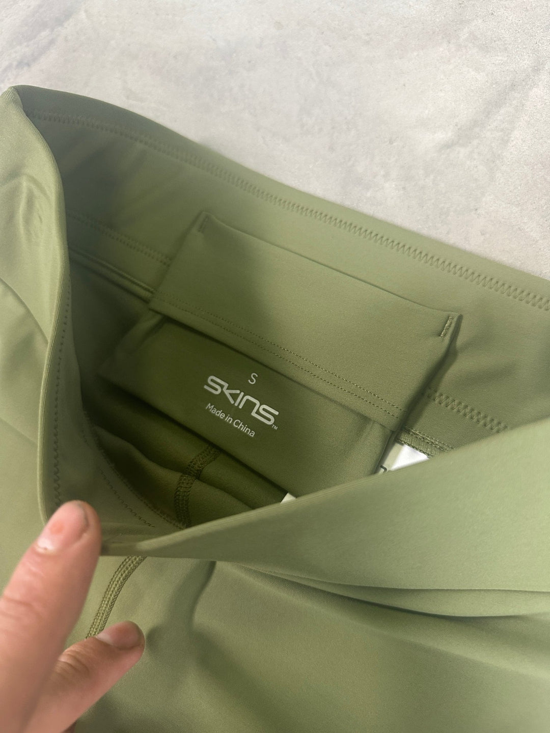 SKINS Series 3 Women’s Soft Long Tights – Khaki - SAMPLE DROP