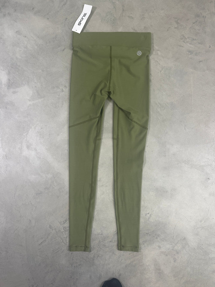 SKINS Series 3 Women’s Soft Long Tights – Khaki - SAMPLE DROP