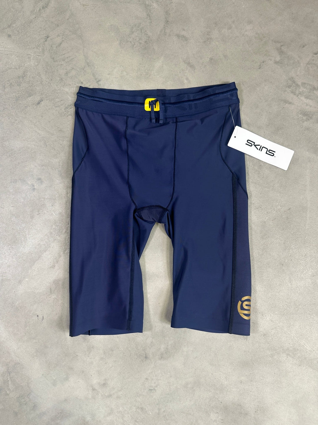 SKINS Series-5 Men's Half Tights – Navy Blue - SAMPLE DROP