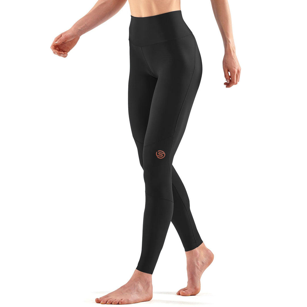 SKINS Series - 5 Women's Recovery Long Tights – Black - SAMPLE DROP