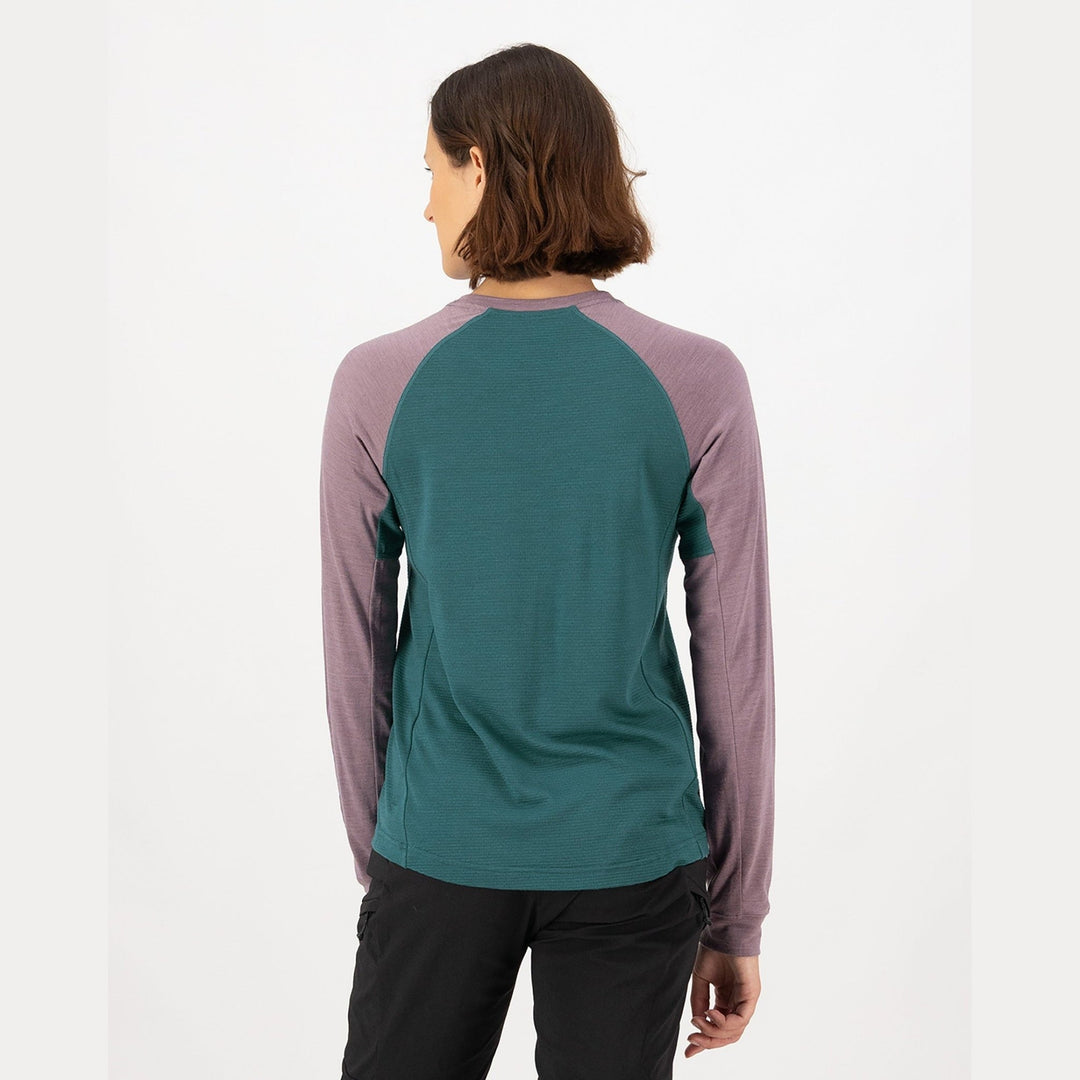 Tarn Merino Shift Womens LS Logo - SAMPLE DROP