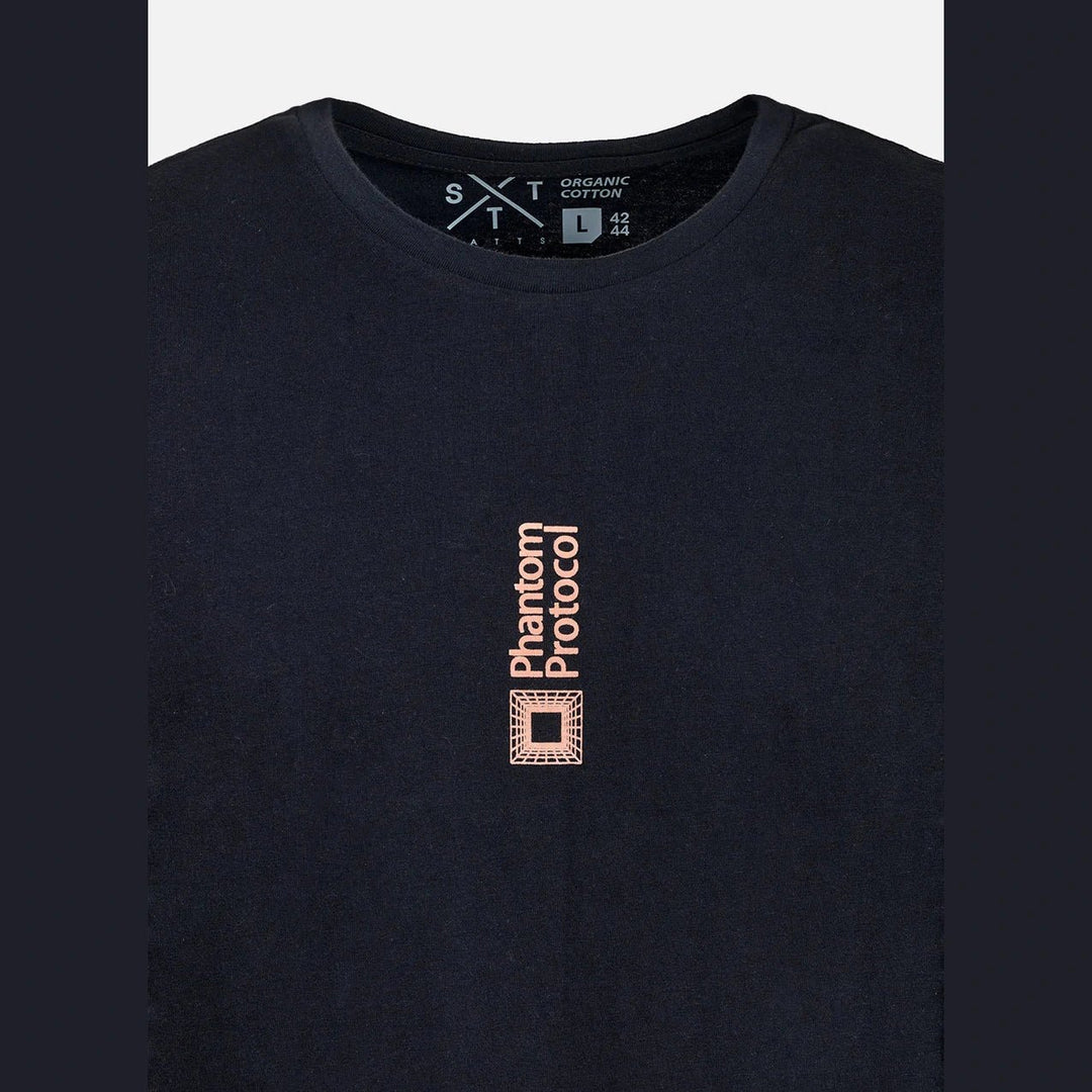 WATTS MOON T-shirt - FULL BLACK - SAMPLE DROP