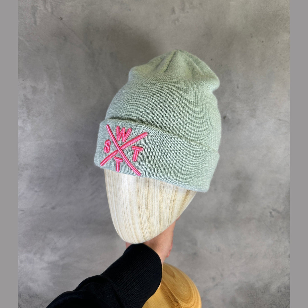 WATTS Piano Bonnet - Soft green - SAMPLE DROP