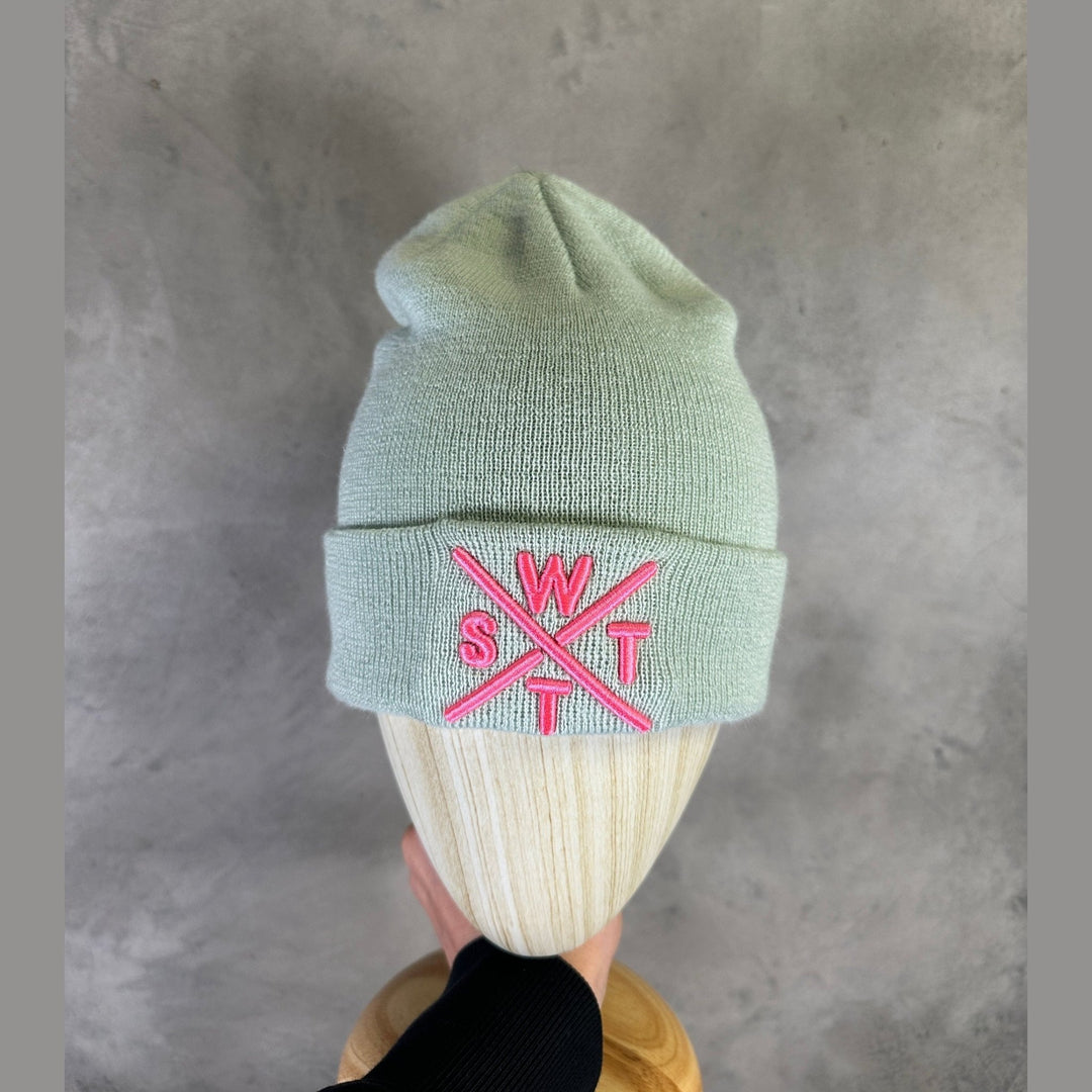 WATTS Piano Bonnet - Soft green - SAMPLE DROP