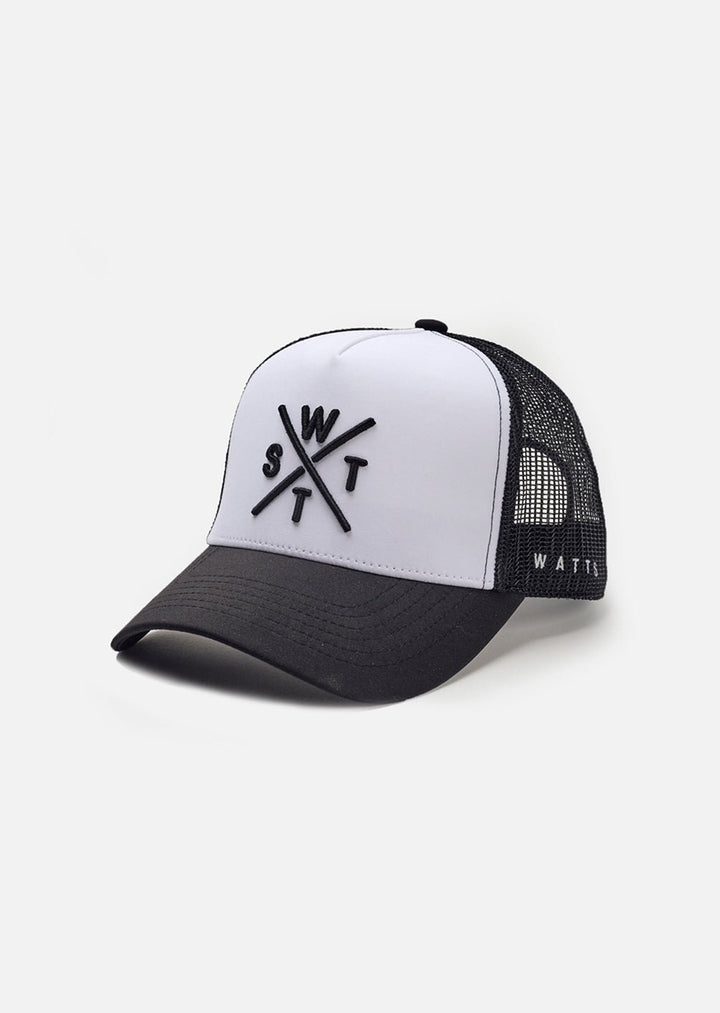 WATTS R-Tribe Cap - Mix White &amp; Black - SAMPLE DROP