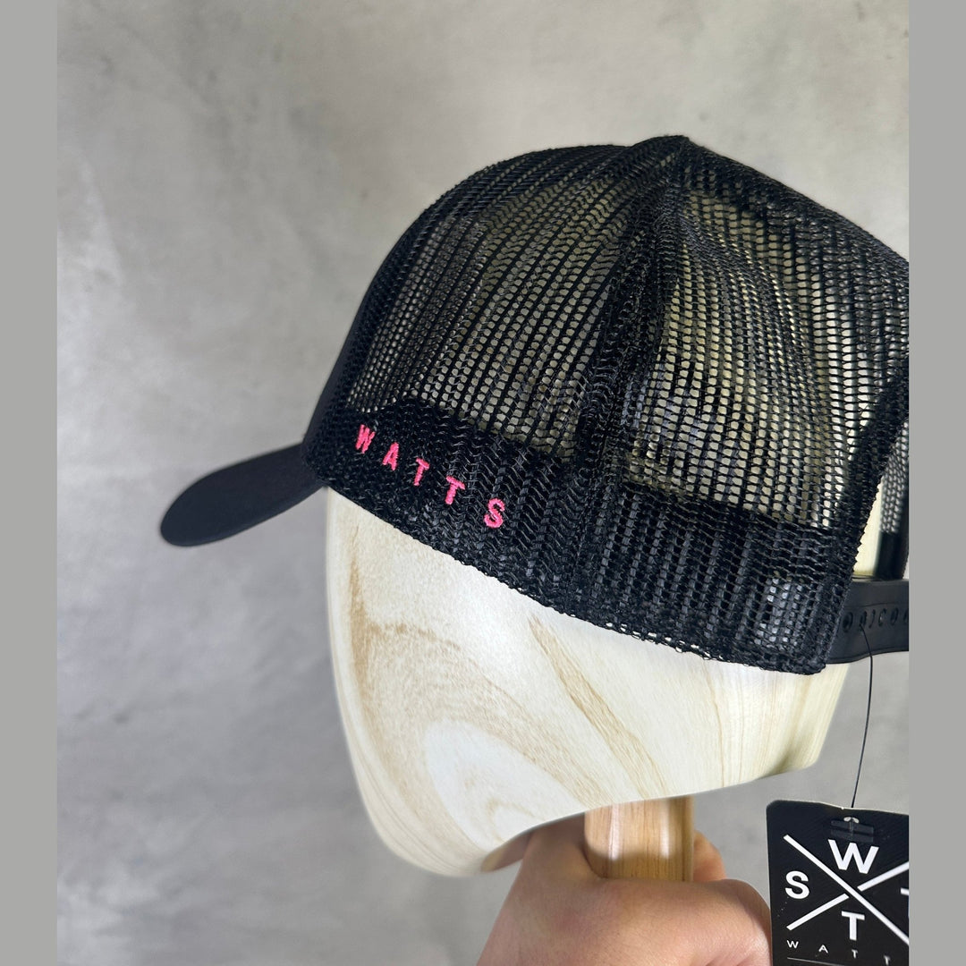 WATTS Tribe Cap - Black/Pink - SAMPLE DROP