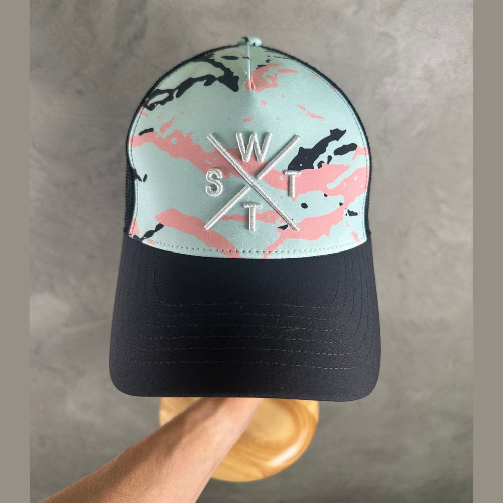 WATTS Tribe Cap - Blue Camo - SAMPLE DROP