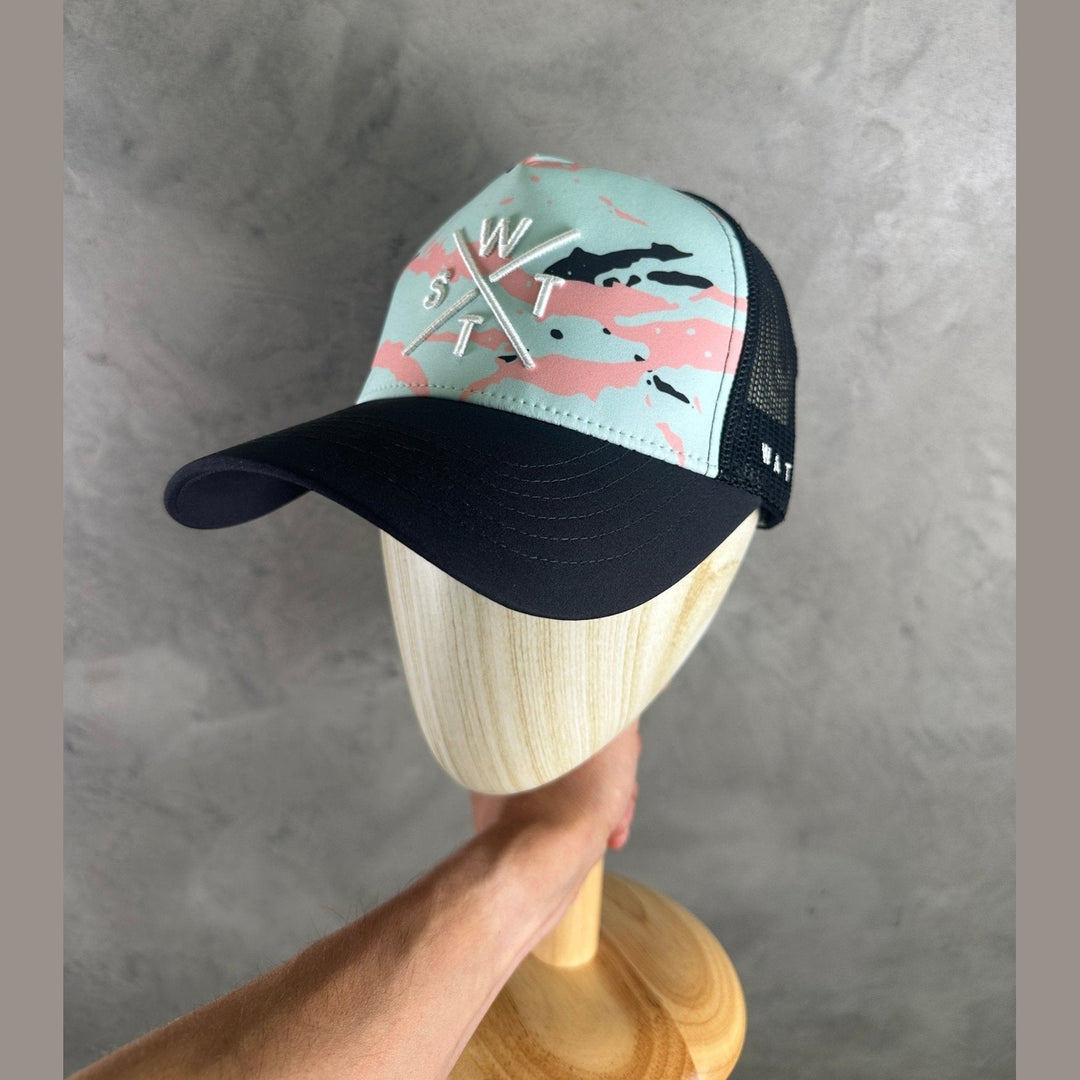 WATTS Tribe Cap - Blue Camo - SAMPLE DROP