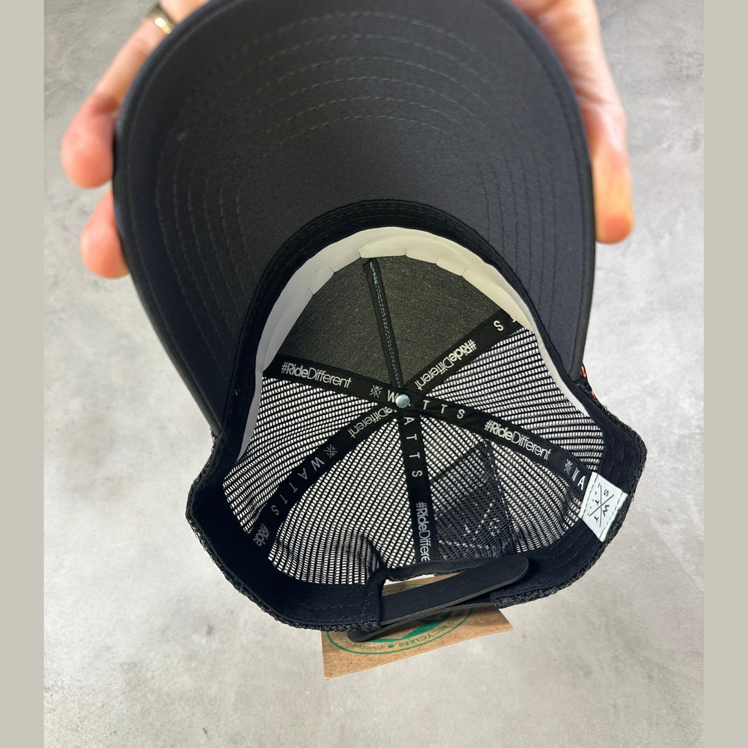 WATTS Tribe Cap - Blue Neon Orange - SAMPLE DROP