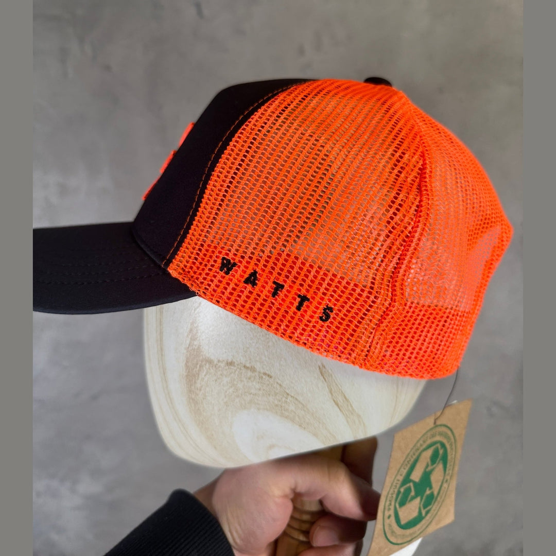 WATTS Tribe Cap - Fluo Orange/Black - SAMPLE DROP