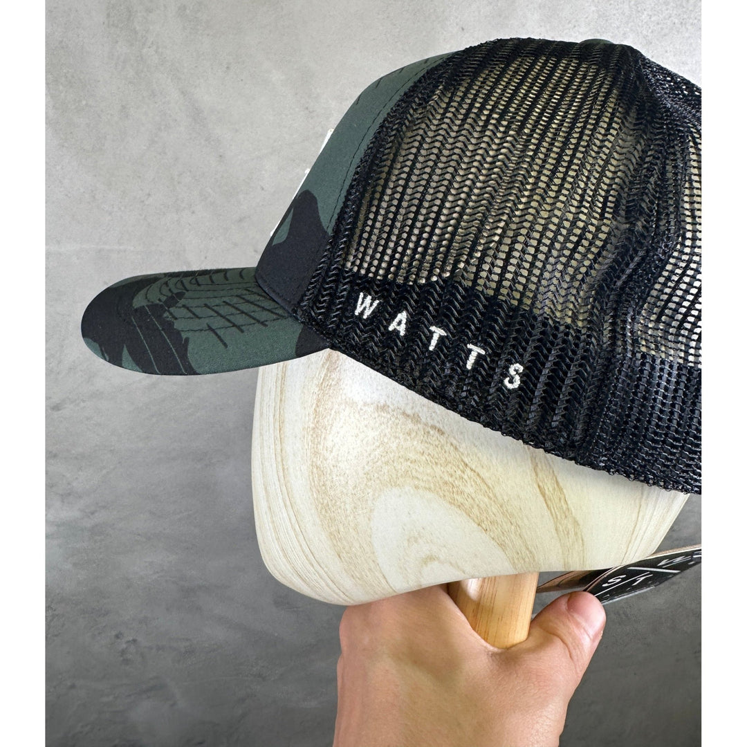 WATTS Tribe Cap - Green Camo - SAMPLE DROP