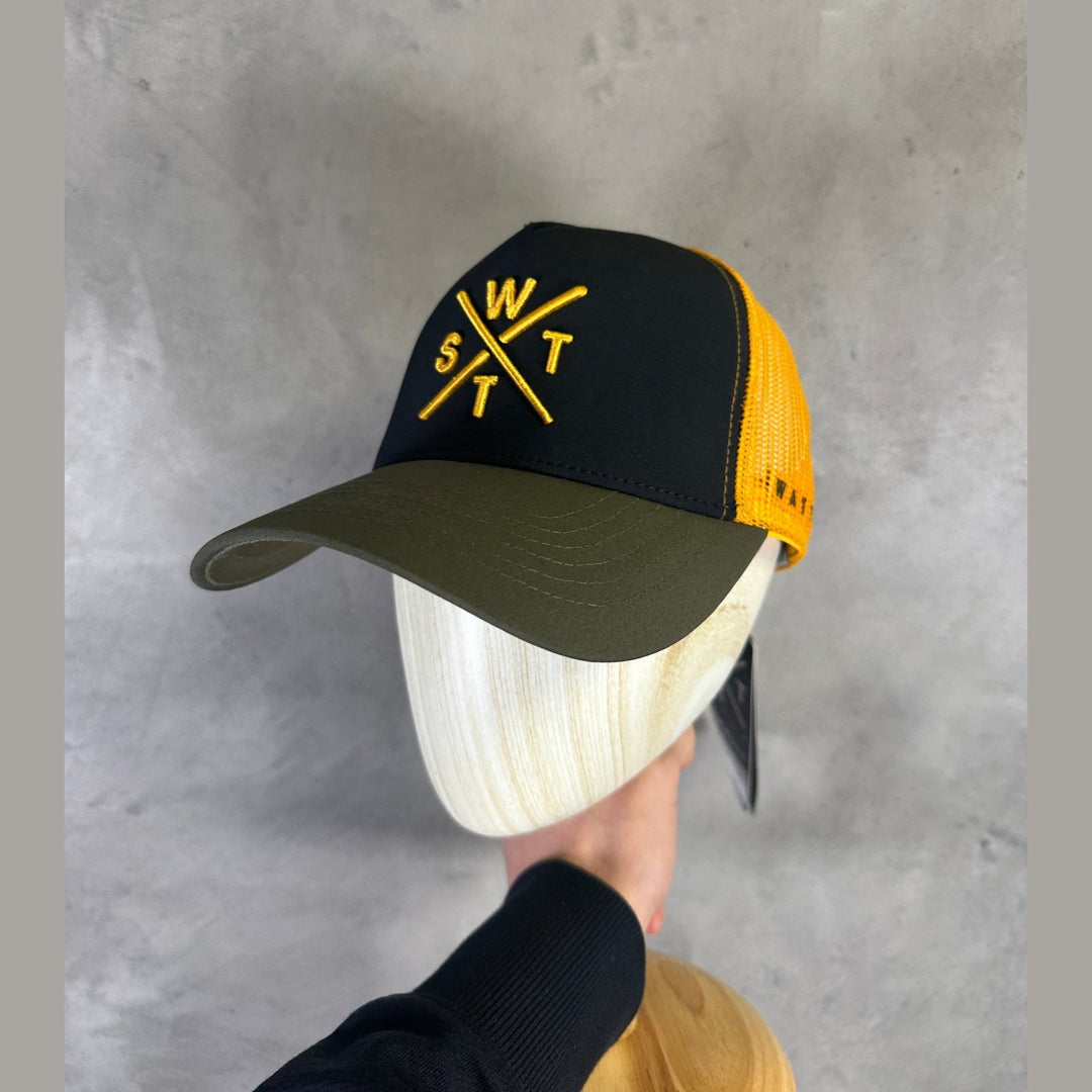 WATTS Tribe Cap - Khaki/Black - SAMPLE DROP