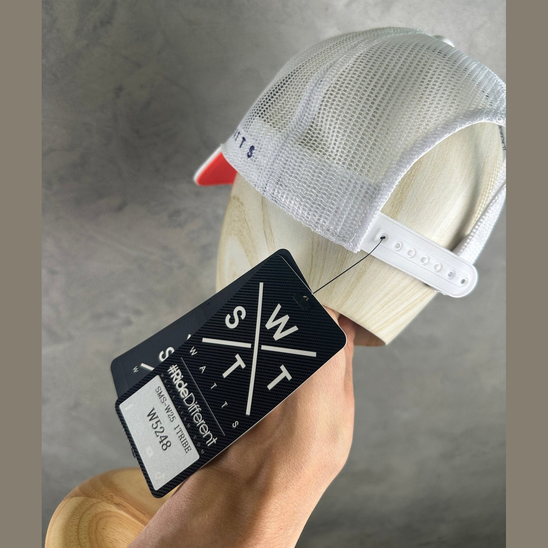 WATTS Tribe Cap - White Purple - SAMPLE DROP