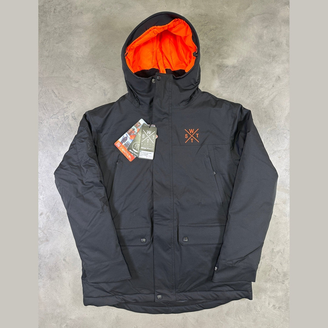 WATTS X - Clever Ski Jacket - Black/Fluro - SAMPLE DROP