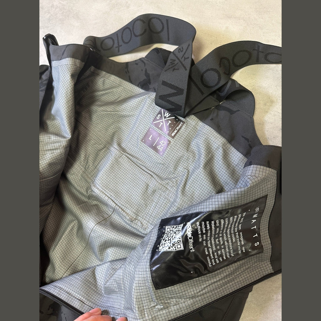 WATTS X - Cork Ski Pants - Anthracite Gray Camouflage - SAMPLE DROP