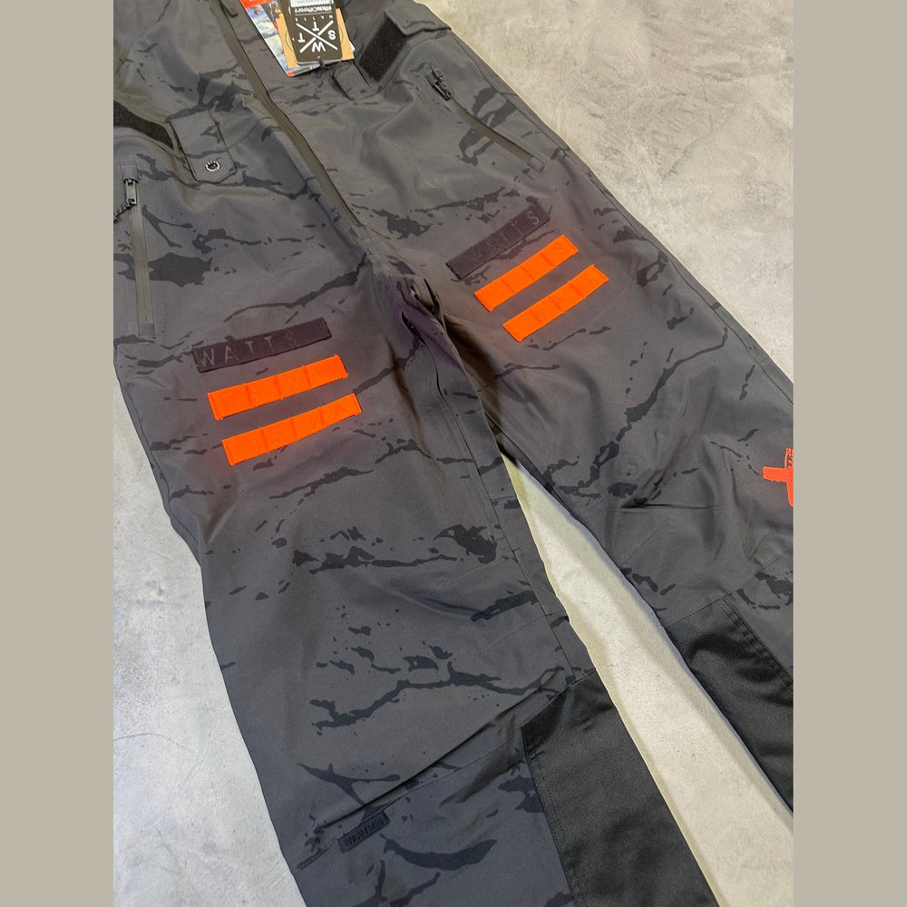 WATTS X - Cork Ski Pants - Anthracite Gray Camouflage - SAMPLE DROP