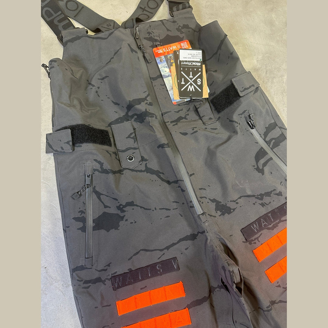 WATTS X - Cork Ski Pants - Anthracite Gray Camouflage - SAMPLE DROP