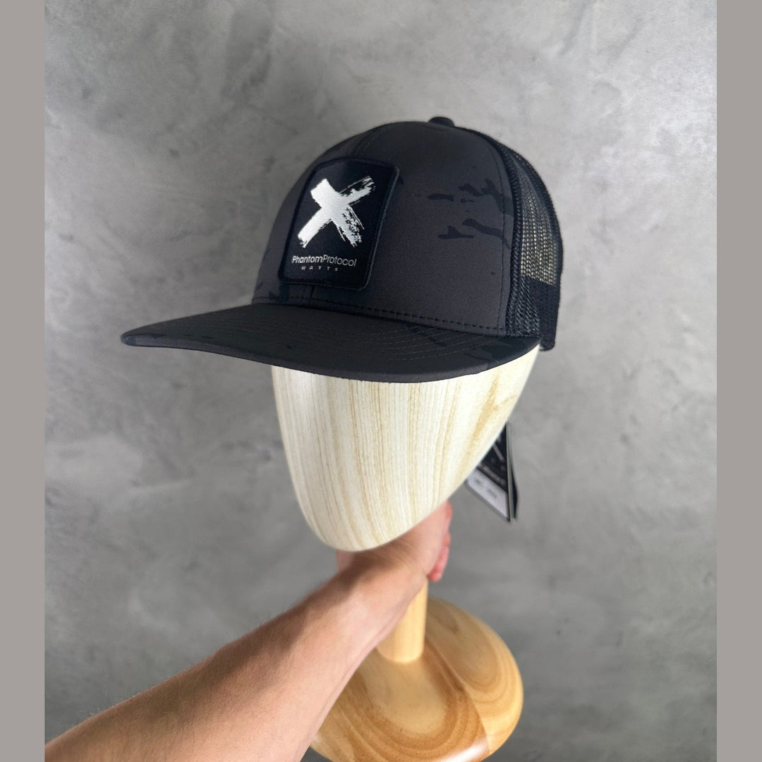 WATTS X-Cruz Cap -Black Camo - SAMPLE DROP