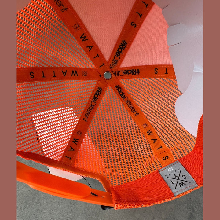 WATTS X-Cruz Cap -Neon Orange - SAMPLE DROP