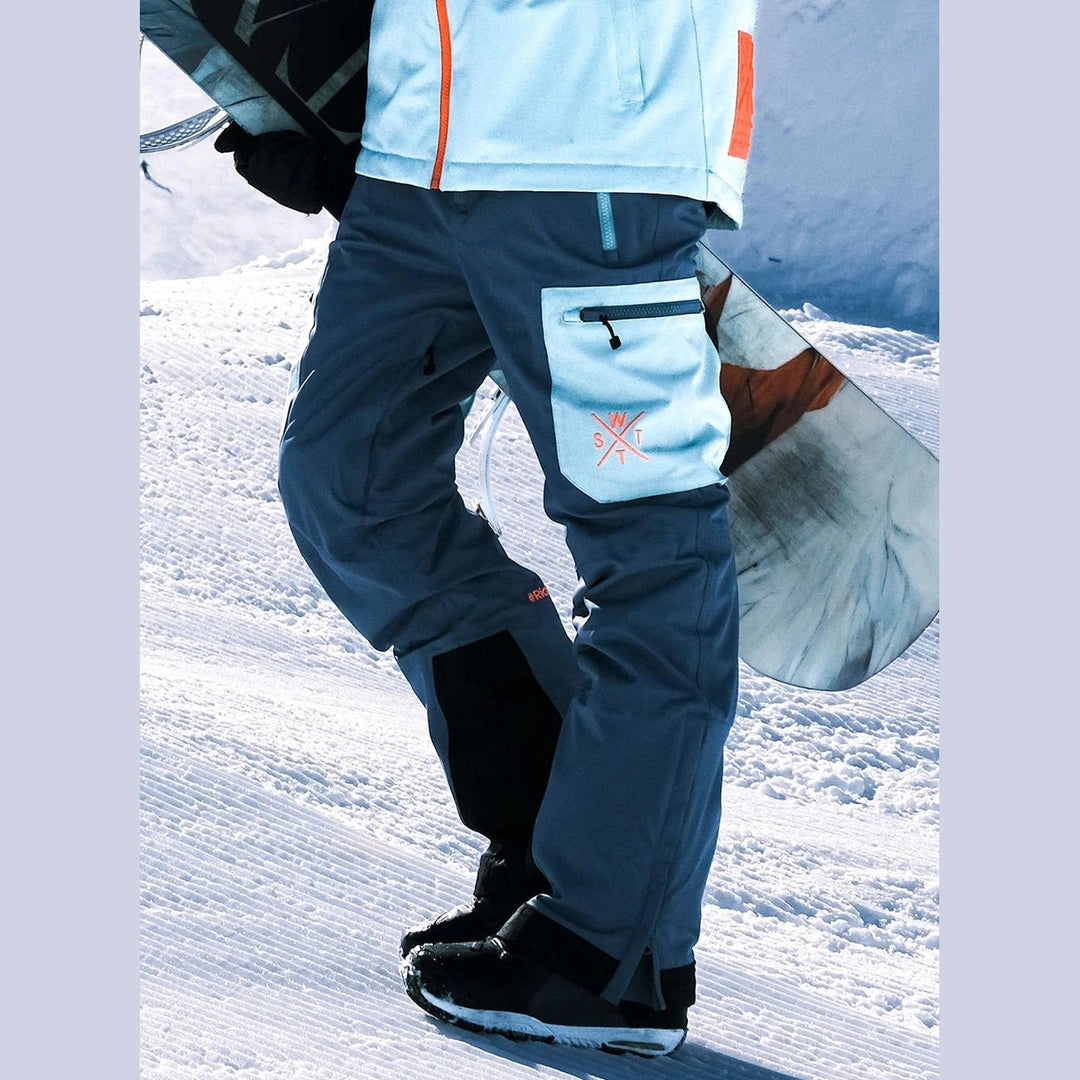 WATTS X - Eclipse Ski Pants - Blue Grey - SAMPLE DROP
