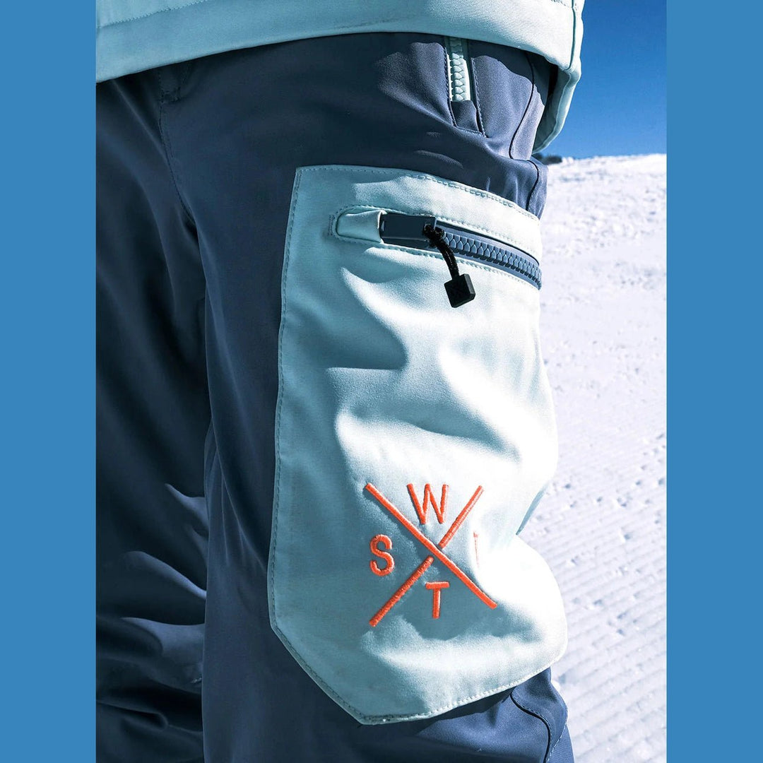 WATTS X - Eclipse Ski Pants - Blue Grey - SAMPLE DROP
