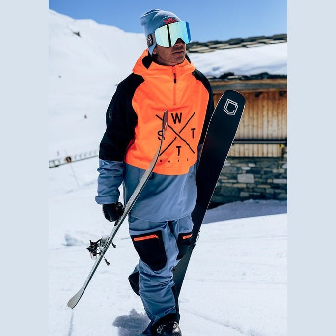 WATTS X - Metod Ski Jacket - Blue Gray - SAMPLE DROP