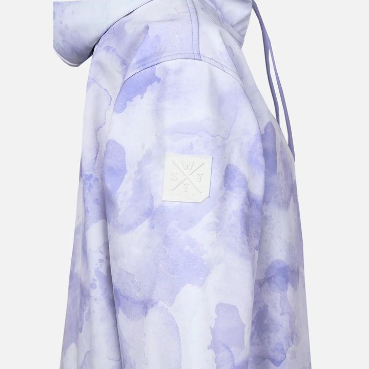 WATTS X - Motion Softshell Ski Jacket - Blue Grey Tie Dye - SAMPLE DROP