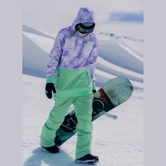 WATTS X - Motion Softshell Ski Jacket - Blue Grey Tie Dye - SAMPLE DROP