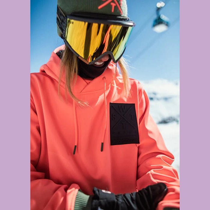 WATTS X - Motion Softshell Ski Jacket - Fluorescent Coral - SAMPLE DROP