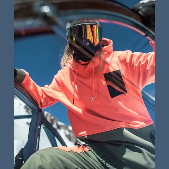 WATTS X - Motion Softshell Ski Jacket - Fluorescent Coral - SAMPLE DROP
