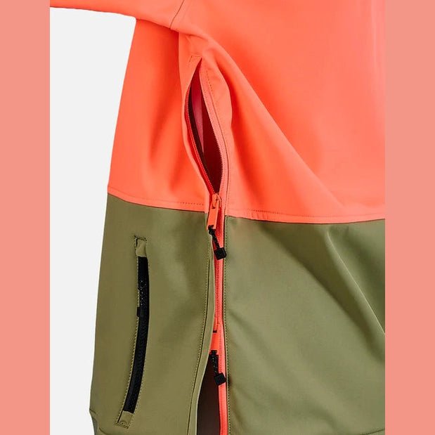 WATTS X - Motion Softshell Ski Jacket - Fluorescent Coral - SAMPLE DROP