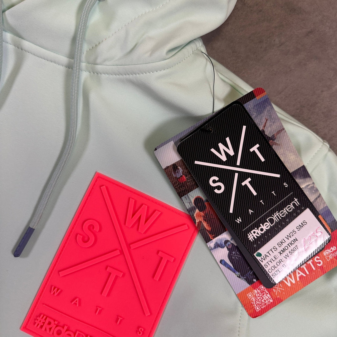 WATTS X - Motion Softshell Ski Jacket - Soft Mint - SAMPLE DROP