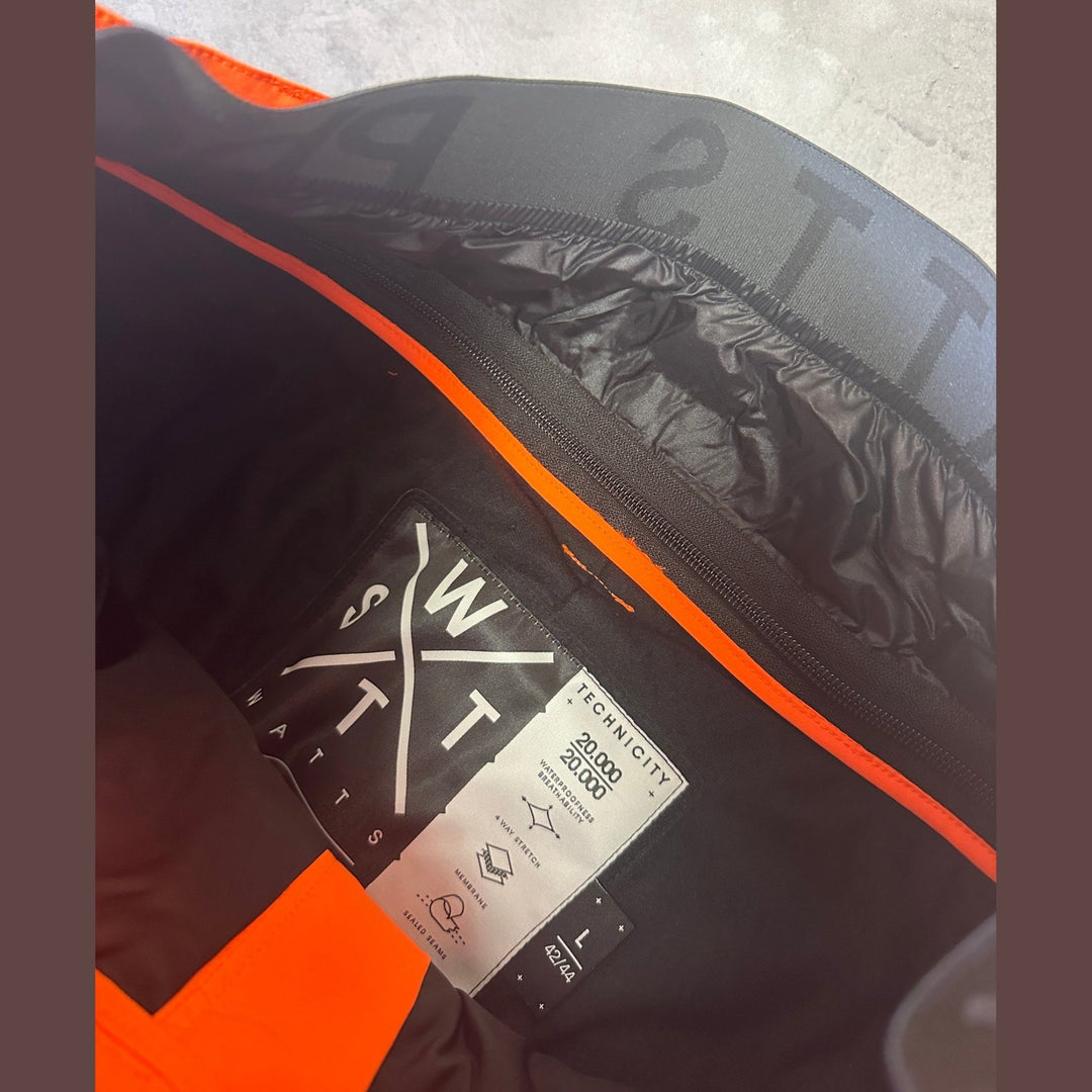 WATTS X - Rodeo Ski Pants - Fluo Orange - SAMPLE DROP