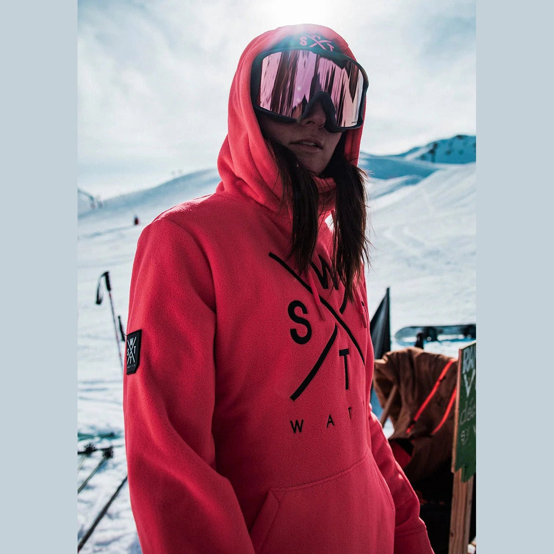 WATTS X - Track Fleece Hoody - Fluorescent Pink - SAMPLE DROP