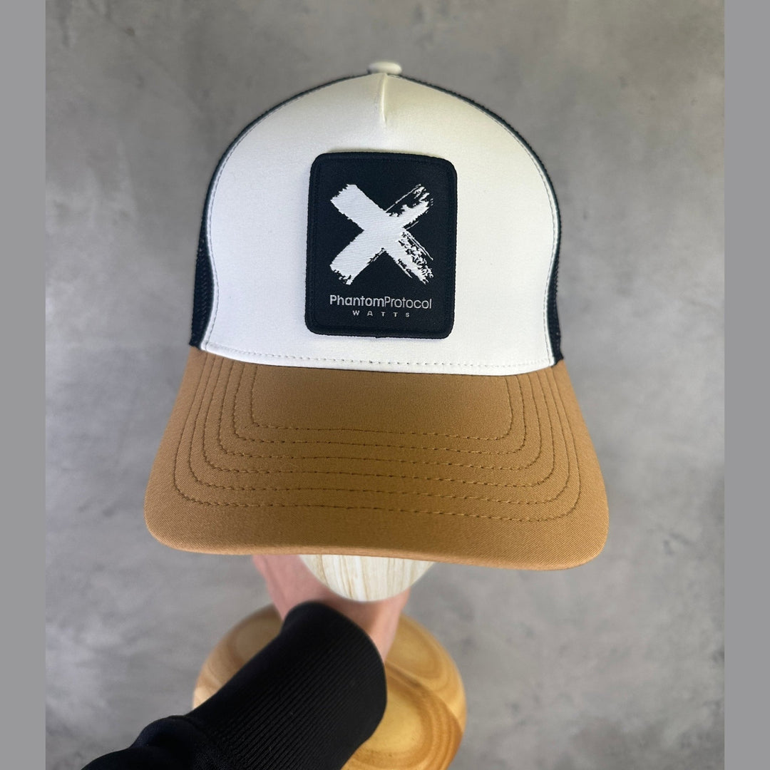 WATTS X - Tribe Cap - White/Black/Brown - SAMPLE DROP
