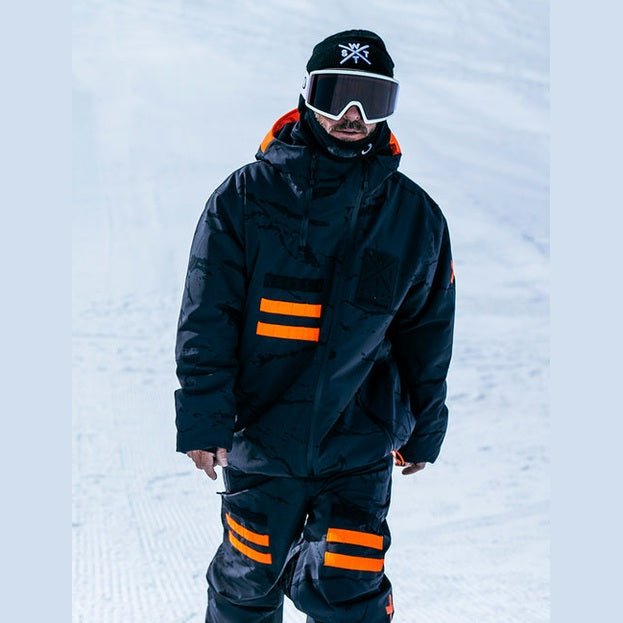 WATTS X - Wear Ski Jacket - Anthracite Gray Camouflage - SAMPLE DROP