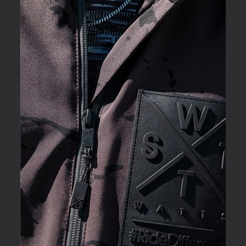 WATTS X - Wear Ski Jacket - Anthracite Gray Camouflage - SAMPLE DROP