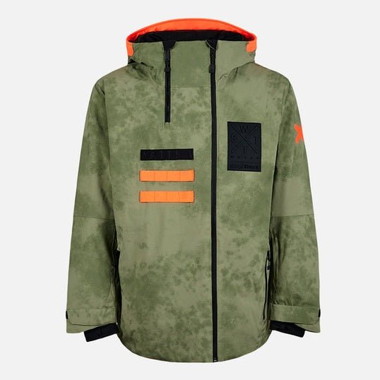 WATTS X - Wear Ski Jacket - Olive Tie & Dye - SAMPLE DROP