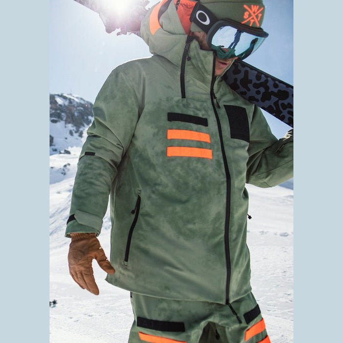 WATTS X - Wear Ski Jacket - Olive Tie &amp; Dye - SAMPLE DROP