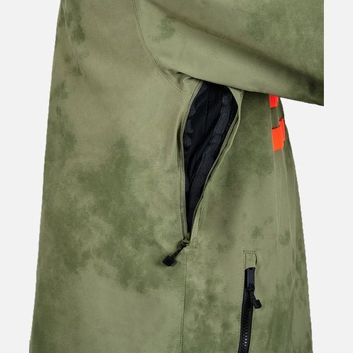 WATTS X - Wear Ski Jacket - Olive Tie &amp; Dye - SAMPLE DROP