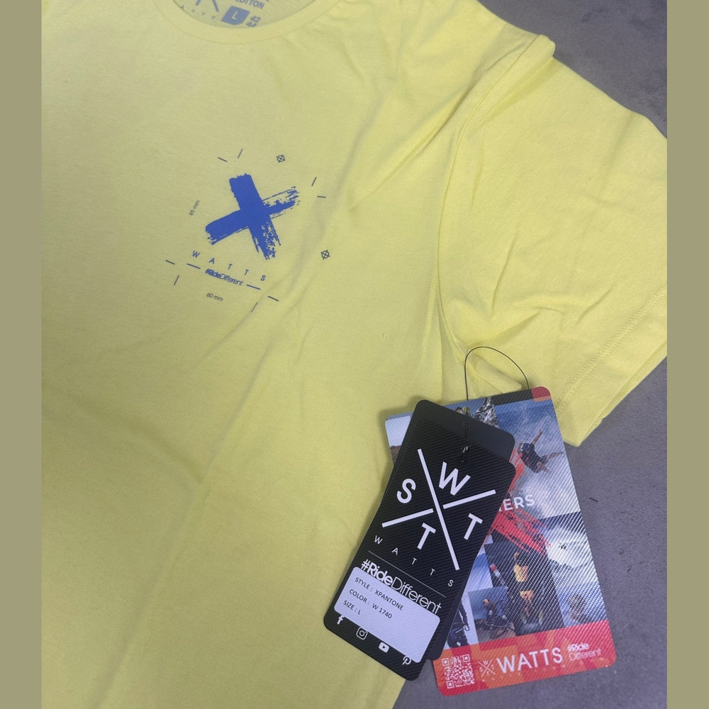 WATTS XPantone T-shirt - Soft Yellow - SAMPLE DROP
