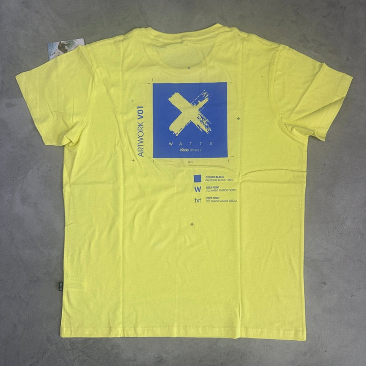 WATTS XPantone T-shirt - Soft Yellow - SAMPLE DROP